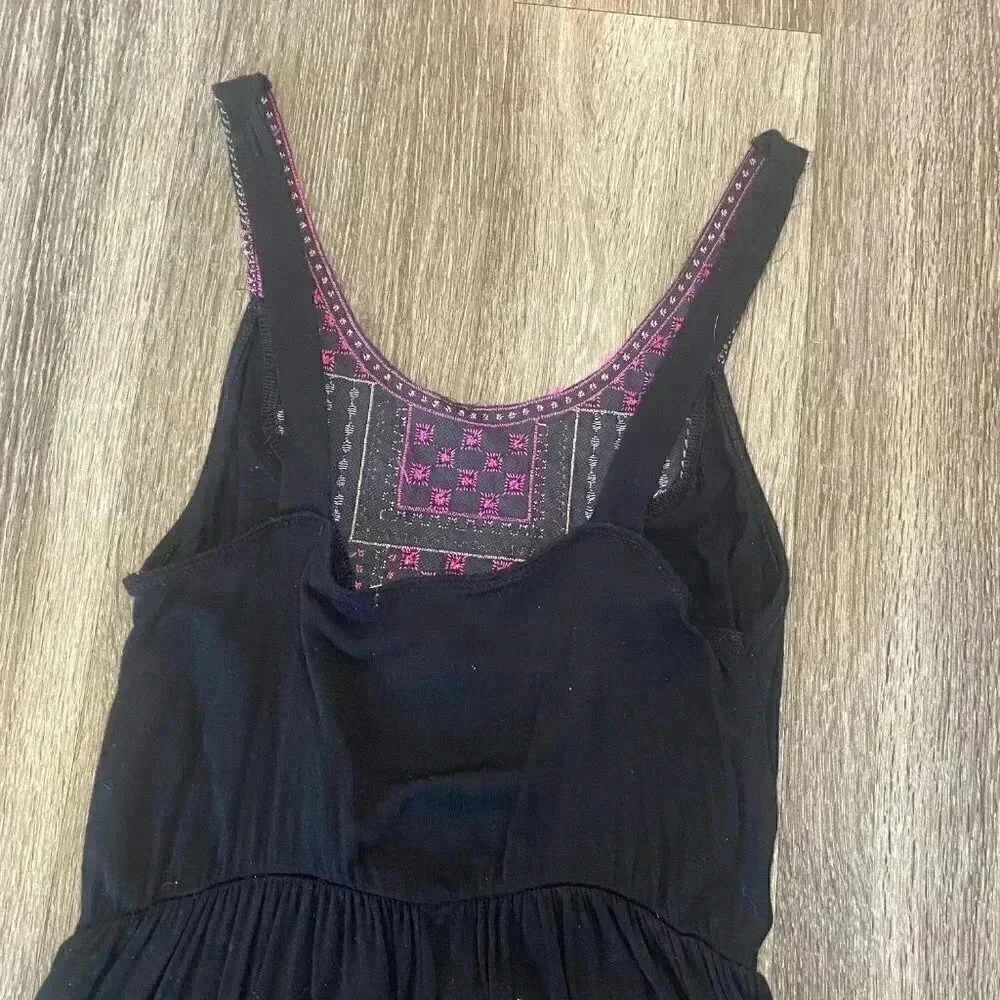 Womens Charlotte Russe Black Maxi Dress - M